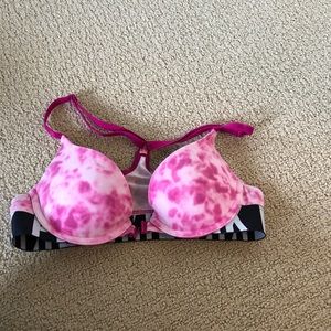 Pink bra